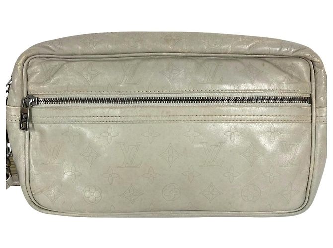 Borsa a tracolla Louis Vuitton Monogram Defile Ilvington Grigio - vista 3