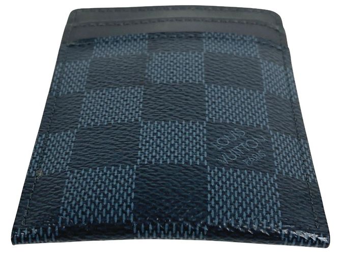 Louis Vuitton Damier Cobalt Card Case Azul marino - vista 2