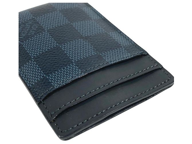 Louis Vuitton Damier Cobalt Card Case Azul marino - vista 4