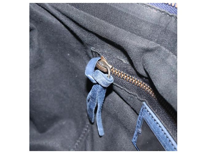 BALENCIAGA Borsa a mano The First in pelle 2way Blu 103208 Auth 197341V - vista 24