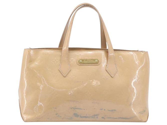 LOUIS VUITTON Monogram Vernis Wilshire PM Rose Flow lantern M91642 Auth BA15141 - vista 13