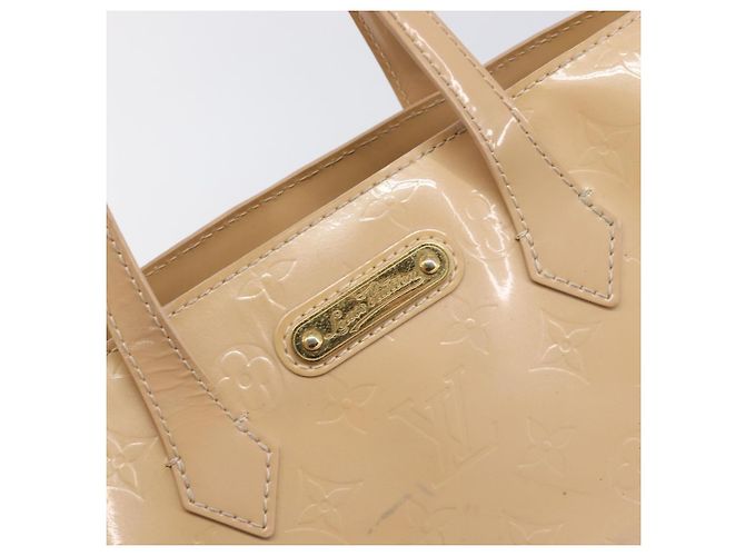 LOUIS VUITTON Monogram Vernis Wilshire PM Rose Flow lantern M91642 Auth BA15141 - vista 19