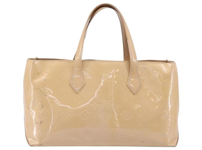 LOUIS VUITTON Monogram Vernis Wilshire PM Rose Flow lantern M91642 Auth BA15141 - vista 2