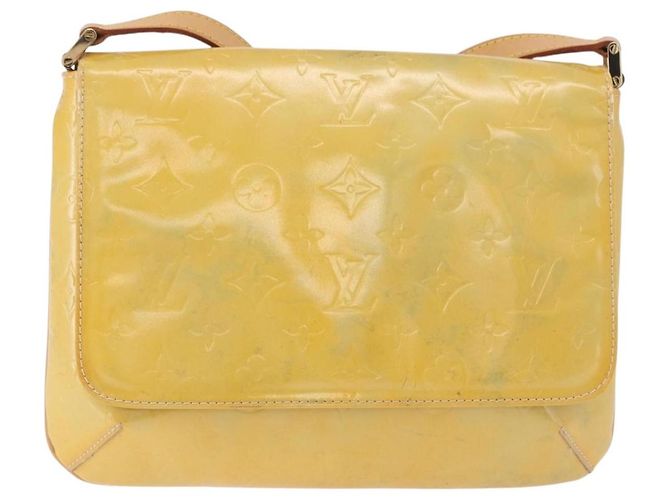 LOUIS VUITTON Monogram Vernis Thompson Street Bag Gris M91008 LV Auth 200645 Grigio - vista 13