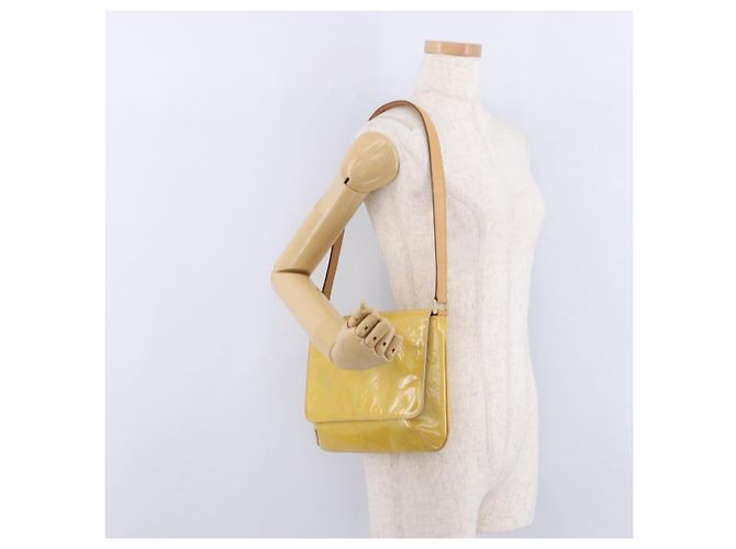 LOUIS VUITTON Monogram Vernis Thompson Street Bag Gris M91008 LV Auth 200645 Grigio - vista 21