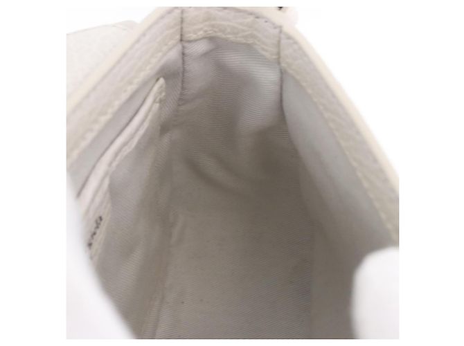 Maison Martin Margiela Borsa a tracolla Maison Margiela in pelle bianca argento Auth am12334M Bianco - vista 23