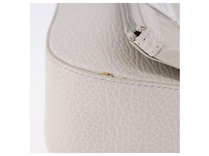 Maison Martin Margiela Borsa a tracolla Maison Margiela in pelle bianca argento Auth am12334M Bianco - vista 4
