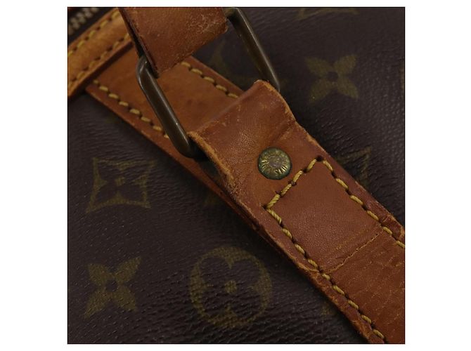 LOUIS VUITTON Monogram Sac Souple 55 Boston Bag M41622 LV Auth BA14852 Monograma - vista 18