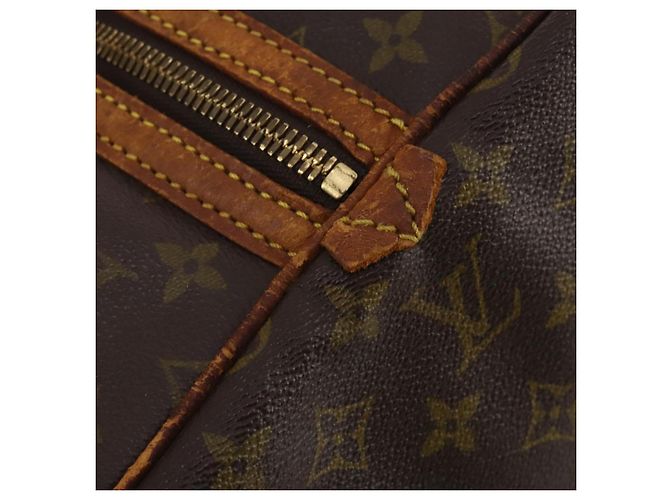 LOUIS VUITTON Monogram Sac Souple 55 Boston Bag M41622 LV Auth BA14852 Monograma - vista 19