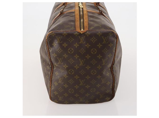 LOUIS VUITTON Monogram Sac Souple 55 Boston Bag M41622 LV Auth BA14852 Monograma - vista 4