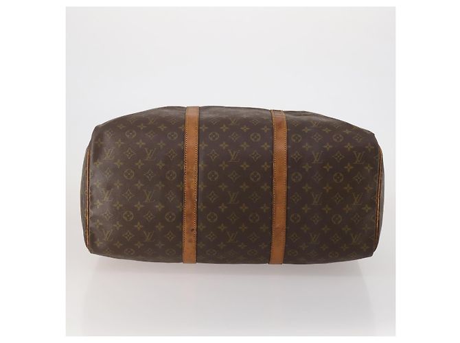 LOUIS VUITTON Monogram Sac Souple 55 Boston Bag M41622 LV Auth BA14852 Monograma - vista 5