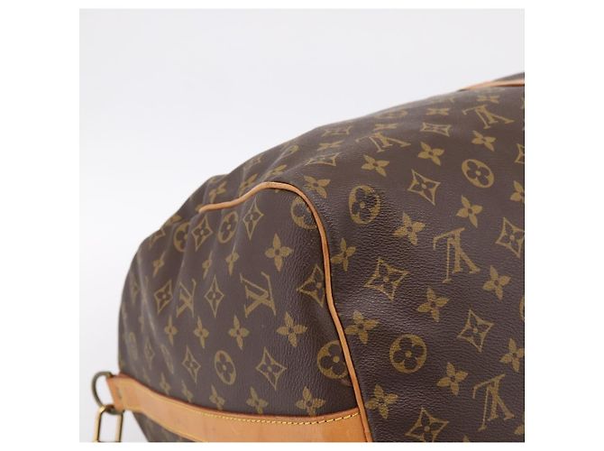 LOUIS VUITTON Monogram Keepall Bandouliere 60 Borsa Boston M41412 LV Auth ka5850A Monogramma - vista 17