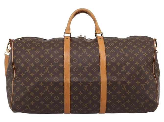 LOUIS VUITTON Monogram Keepall Bandouliere 60 Borsa Boston M41412 LV Auth ka5850A Monogramma - vista 2