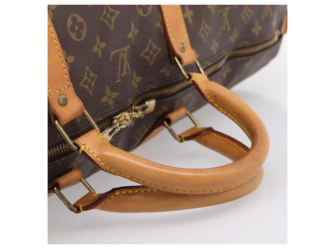 LOUIS VUITTON Monogram Keepall Bandouliere 60 Borsa Boston M41412 LV Auth ka5850A Monogramma - vista 7