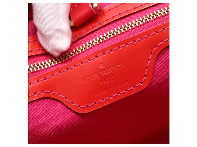 LOUIS VUITTON Monogram Vernis Wilshire PM Hand Bag Rose Pop M93643 Auth 198966 Rosa - vista 10