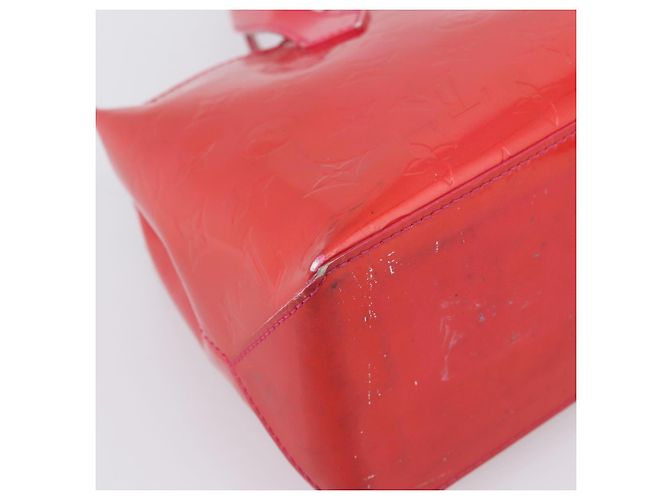 LOUIS VUITTON Monogram Vernis Wilshire PM Hand Bag Rose Pop M93643 Auth 198966 Rosa - vista 14