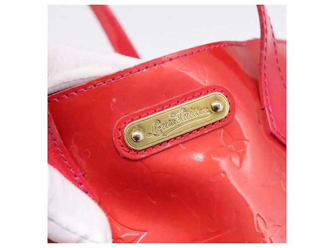LOUIS VUITTON Monogram Vernis Wilshire PM Hand Bag Rose Pop M93643 Auth 198966 Rosa - vista 17