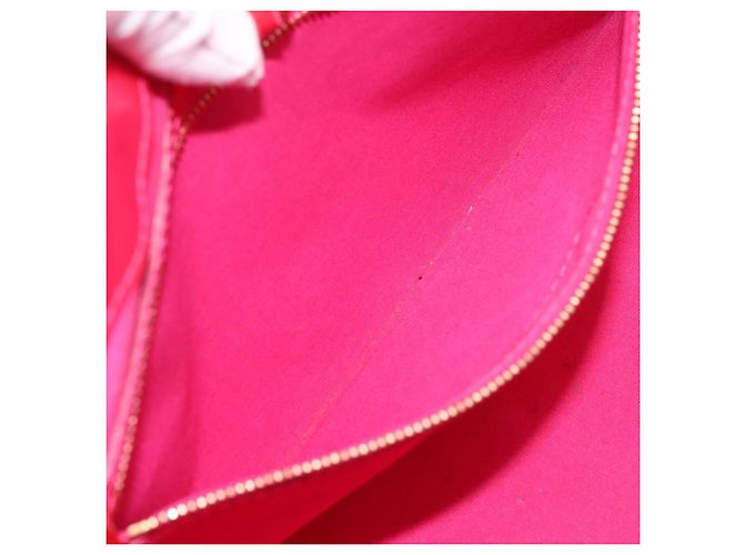 LOUIS VUITTON Monogram Vernis Wilshire PM Hand Bag Rose Pop M93643 Auth 198966 Rosa - vista 21