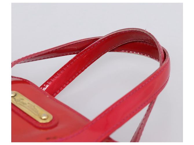 LOUIS VUITTON Monogram Vernis Wilshire PM Hand Bag Rose Pop M93643 Auth 198966 Rosa - vista 8