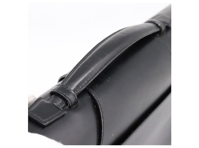 Borsa Business CARTIER Pelle Nero Oro Auth ka5875 D'oro - vista 7