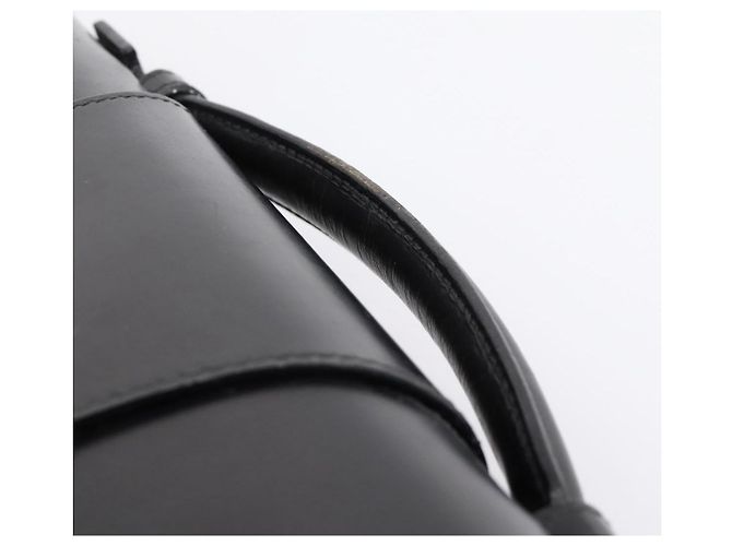 Borsa Business CARTIER Pelle Nero Oro Auth ka5875 D'oro - vista 8