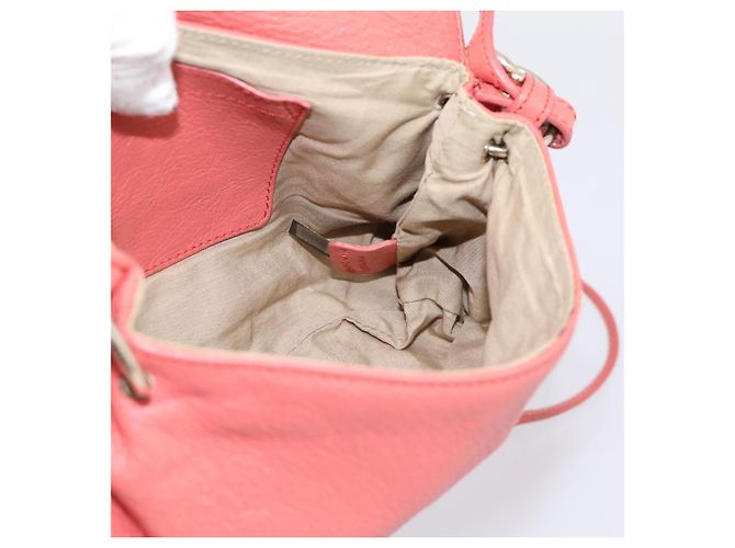 Chloé Borsa Chloe Lily in pelle 2way Rosa Oro Auth 200938A D'oro - vista 18
