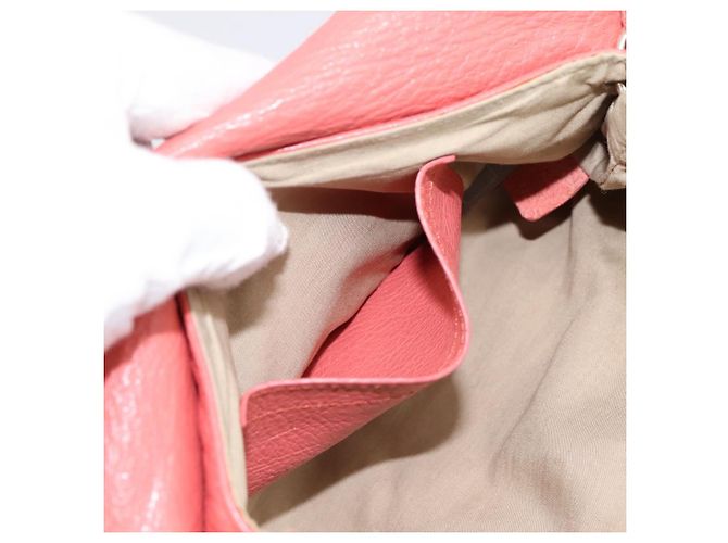 Chloé Borsa Chloe Lily in pelle 2way Rosa Oro Auth 200938A D'oro - vista 20