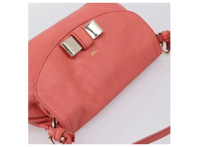 Chloé Borsa Chloe Lily in pelle 2way Rosa Oro Auth 200938A D'oro - vista 6