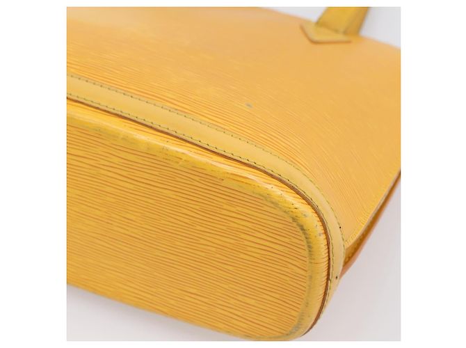 LOUIS VUITTON Borsa a tracolla Epi Lussac Yellow M52289 LV Auth 200272 Giallo - vista 15