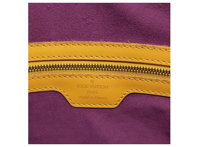 LOUIS VUITTON Borsa a tracolla Epi Lussac Yellow M52289 LV Auth 200272 Giallo - vista 18