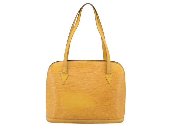 LOUIS VUITTON Borsa a tracolla Epi Lussac Yellow M52289 LV Auth 200272 Giallo - vista 2
