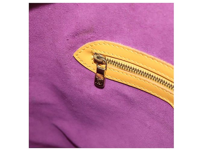LOUIS VUITTON Borsa a tracolla Epi Lussac Yellow M52289 LV Auth 200272 Giallo - vista 21
