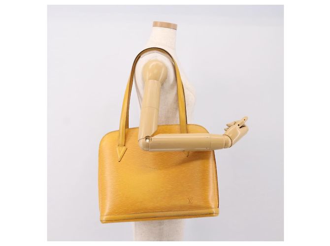 LOUIS VUITTON Borsa a tracolla Epi Lussac Yellow M52289 LV Auth 200272 Giallo - vista 24