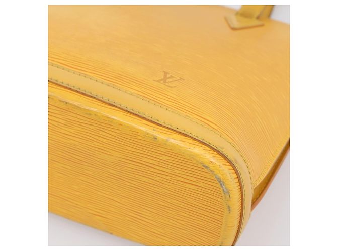 LOUIS VUITTON Borsa a tracolla Epi Lussac Yellow M52289 LV Auth 200272 Giallo - vista 9
