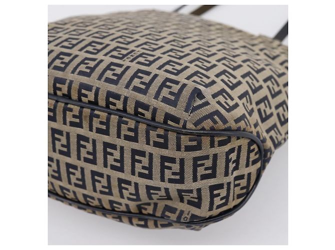 Borsa a mano FENDI Zucchino Canvas Navy Silver Auth BA15304 Argento Blu navy - vista 15