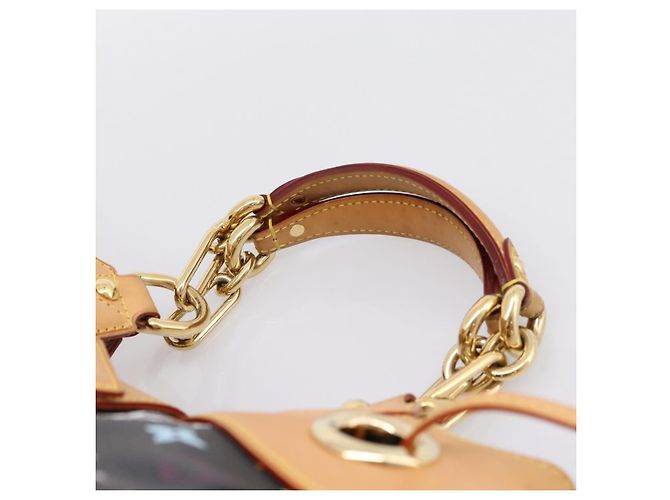 Borsa Tote LOUIS VUITTON Monogram Multicolor Ursula Nera M40124 LV Auth ka5857V Nero - vista 8