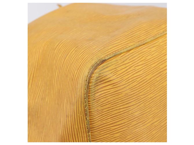 Borsa a tracolla LOUIS VUITTON Epi Petit Noe Tassili Yellow M44109 LV Auth 198986 - vista 14