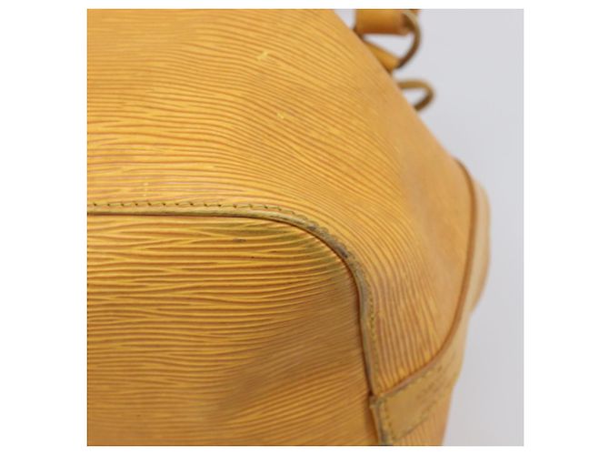 Borsa a tracolla LOUIS VUITTON Epi Petit Noe Tassili Yellow M44109 LV Auth 198986 - vista 15