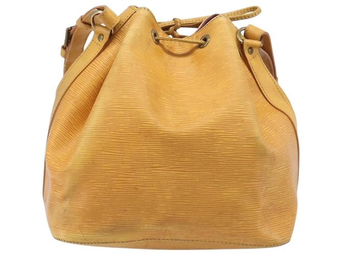 Borsa a tracolla LOUIS VUITTON Epi Petit Noe Tassili Yellow M44109 LV Auth 198986 - vista 2