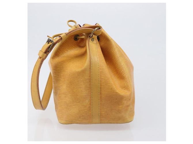 Borsa a tracolla LOUIS VUITTON Epi Petit Noe Tassili Yellow M44109 LV Auth 198986 - vista 3