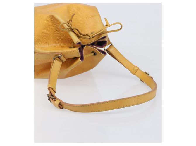 Borsa a tracolla LOUIS VUITTON Epi Petit Noe Tassili Yellow M44109 LV Auth 198986 - vista 7