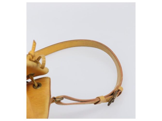 Borsa a tracolla LOUIS VUITTON Epi Petit Noe Tassili Yellow M44109 LV Auth 198986 - vista 8