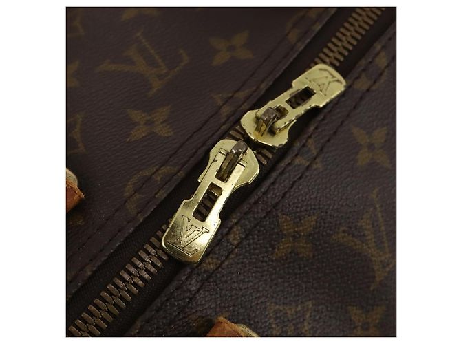 LOUIS VUITTON Monogram Keepall 55 Boston Bag M41424 LV Auth 195692 Monogramma - vista 10