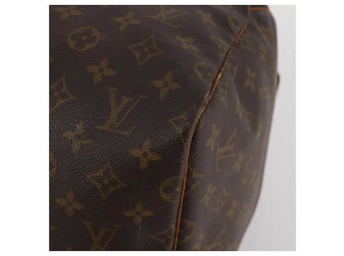 LOUIS VUITTON Monogram Keepall 55 Boston Bag M41424 LV Auth 195692 Monogramma - vista 15
