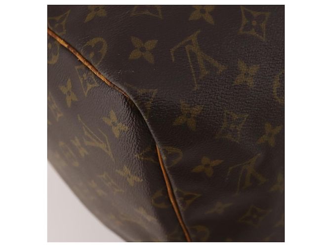 LOUIS VUITTON Monogram Keepall 55 Boston Bag M41424 LV Auth 195692 Monogramma - vista 18