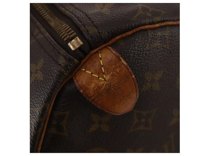 LOUIS VUITTON Monogram Keepall 55 Boston Bag M41424 LV Auth 195692 Monogramma - vista 19