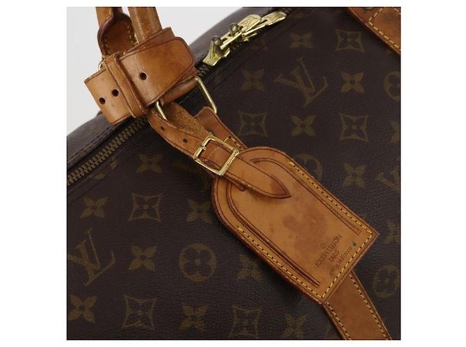 LOUIS VUITTON Monogram Keepall 55 Boston Bag M41424 LV Auth 195692 Monogramma - vista 20