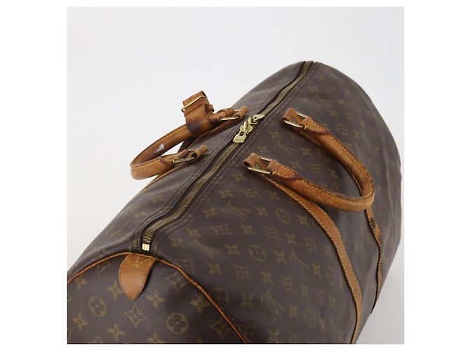 LOUIS VUITTON Monogram Keepall 55 Boston Bag M41424 LV Auth 195692 Monogramma - vista 6