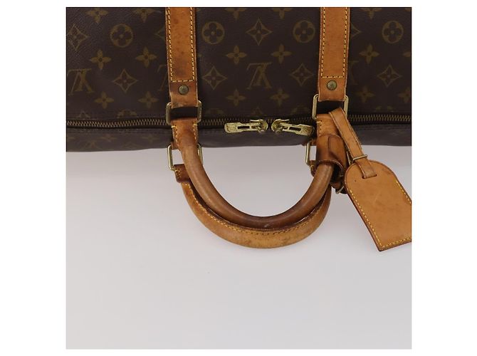 LOUIS VUITTON Monogram Keepall 55 Boston Bag M41424 LV Auth 195692 Monogramma - vista 7