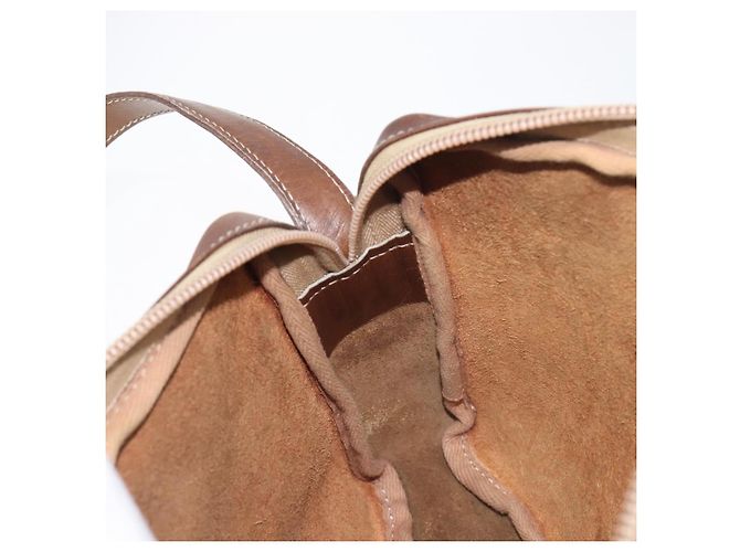 Borsa a tracolla LOEWE in pelle marrone oro Auth 199645 D'oro - vista 18